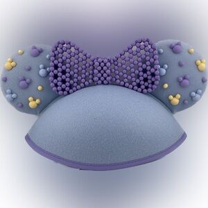 Disney Parks Minnie Lilac Beaded Ear Hat – Park Exclusive